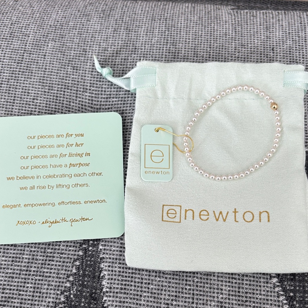 Newton Gold and Silver Beaded Bracelet